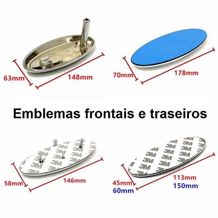 Ford - Emblemas, símbolos e centros de jantes