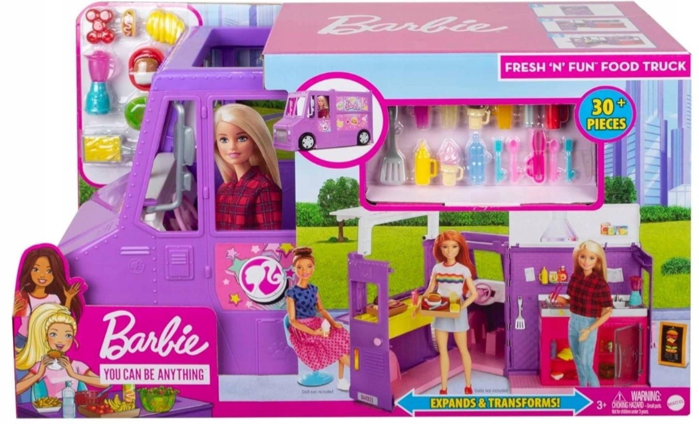 Barbie Samochód Foodtruck dla lalki GMW07