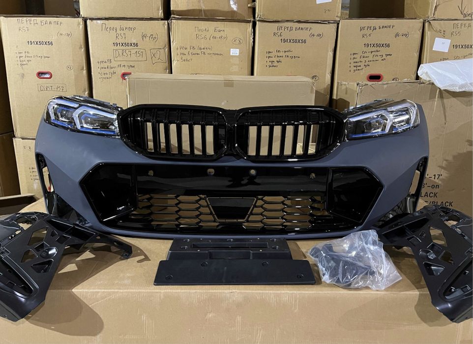 Бампер обвес g20 bmw Комплект рестайлинга Передней части м пакет бмв г