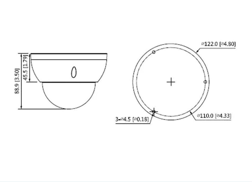 Gravador DAHUA + 2 câmaras DAHUA