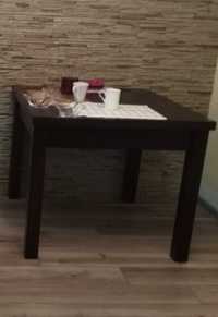 Stół rozkładany 90x90 (180x90) z 6 krzesłami i stolikiem kawowym