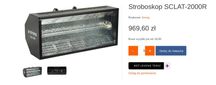 STROBOSKOP dyskotekowy Duży DLA DJa STRONG Sclat 2000 mega mocny !!!