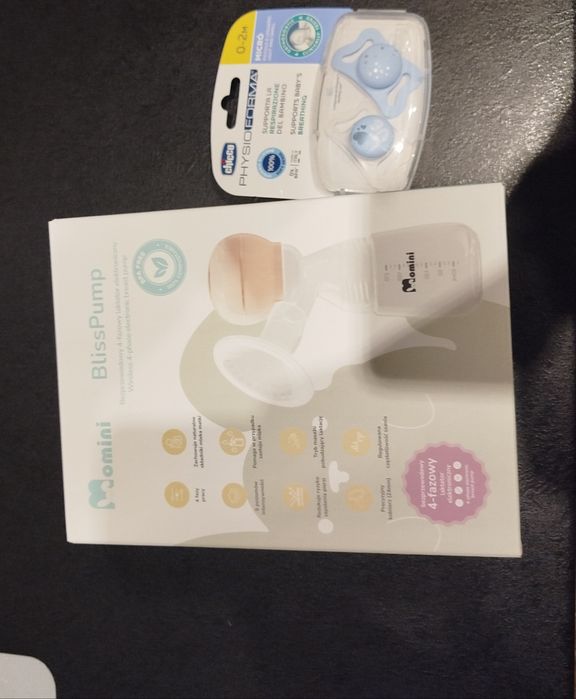 Laktator elektryczny Momini BlissPump + gratis