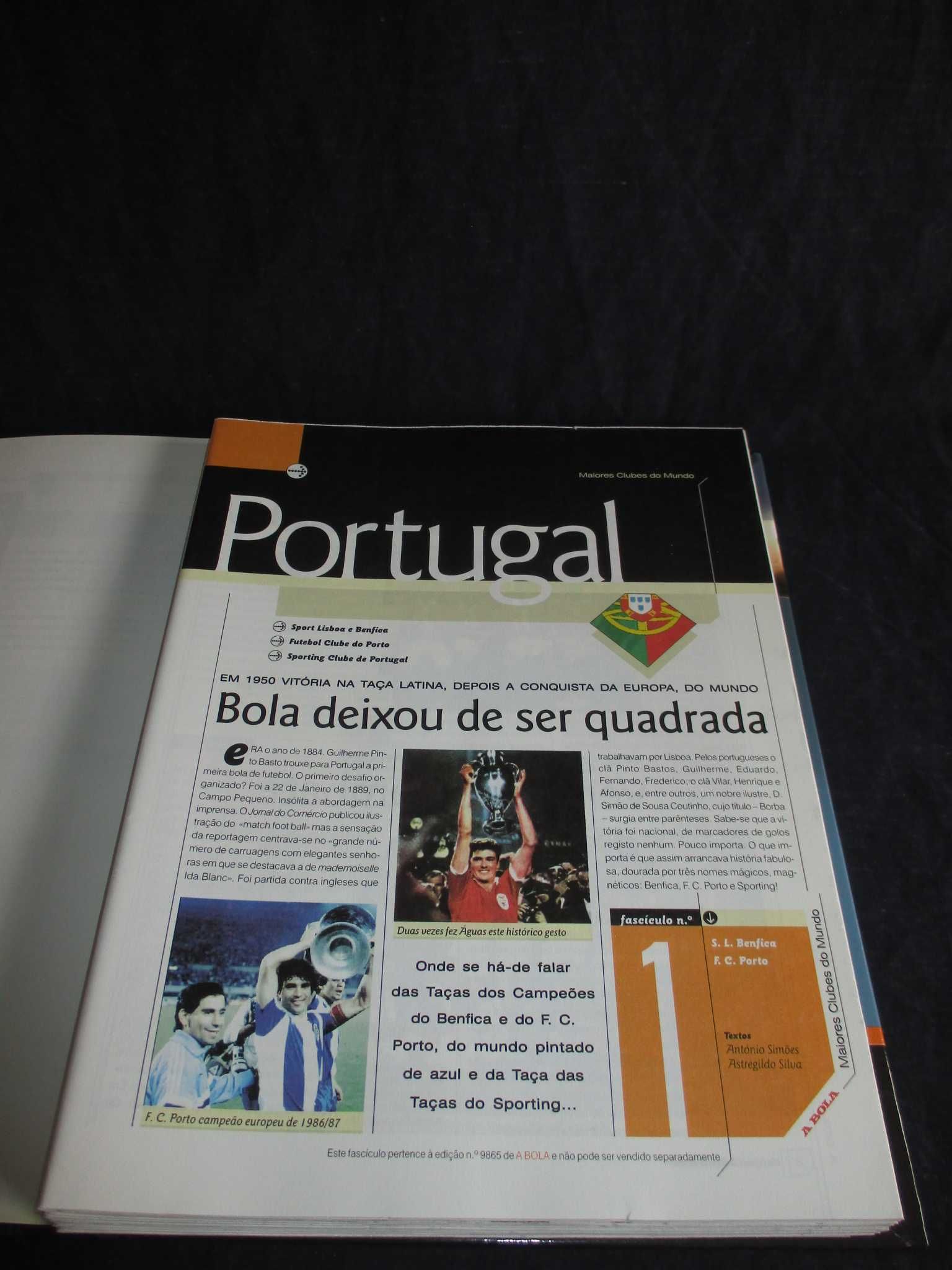 Livro Maiores Clubes do Mundo A Bola Completo
