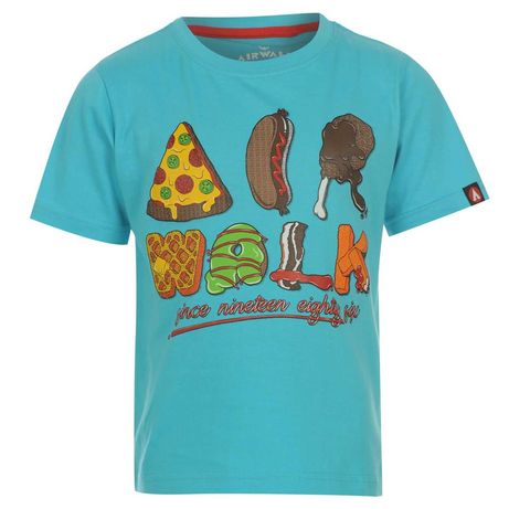 Яркая детская фирменная футболка с принтом Airwalk 5-6 лет 110-116 см