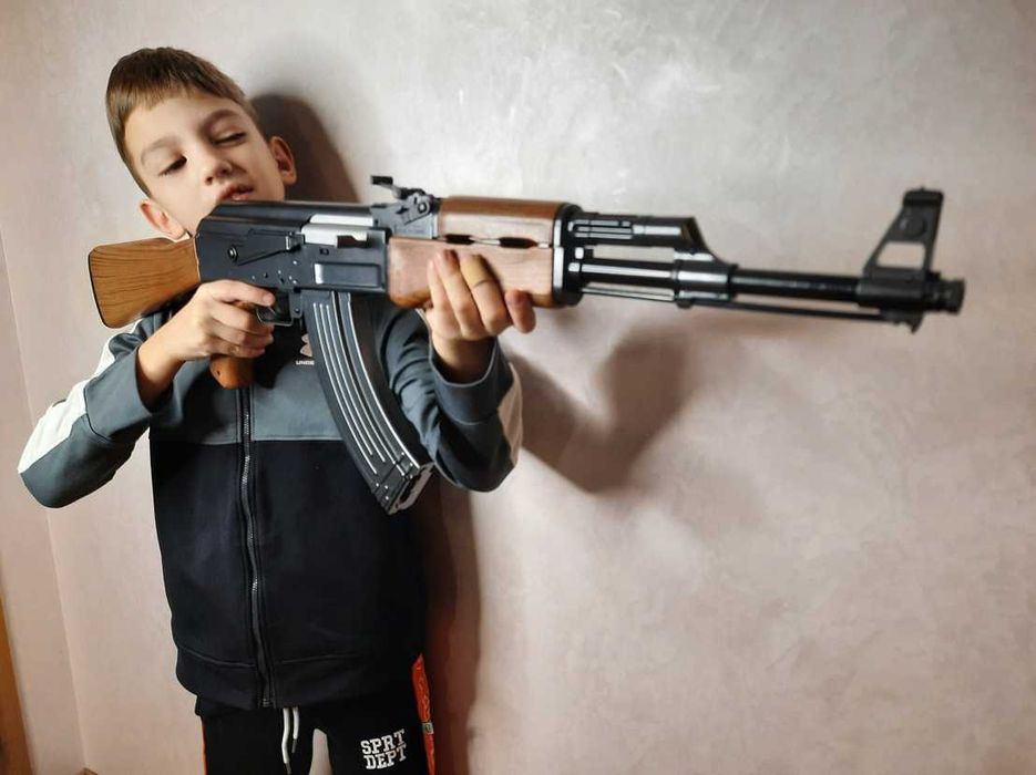 Автомат zm93 детский игрушечный зм93  +500 пуль новый подарок калаш