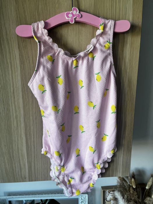 Strój kąpielowy w cytrynki rozmiar 128