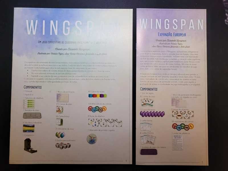 Wingspan + Expansão Europeia PT