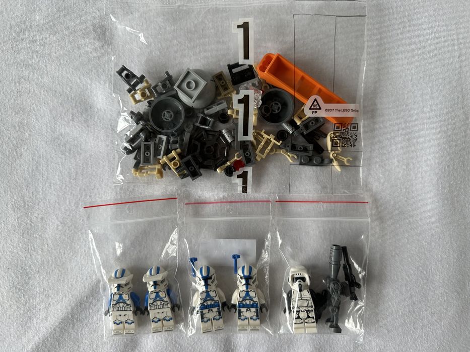 Lego Star Wars figurki 501 legion scout Trooper i droidy NOWE