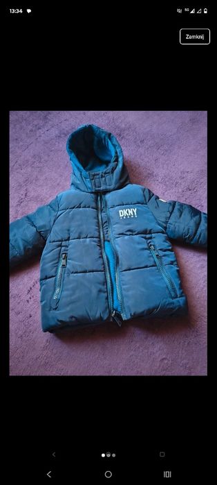Kurtka zimowa chłopięca DKNY