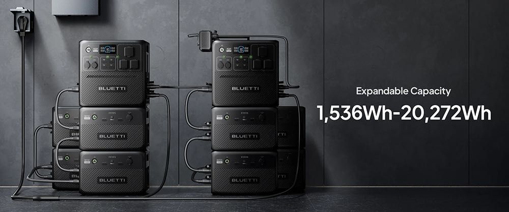 Зарядна станція Bluetti AC240, 2400 Вт, 1536 Вт*год (UPS, ДБЖ) EU