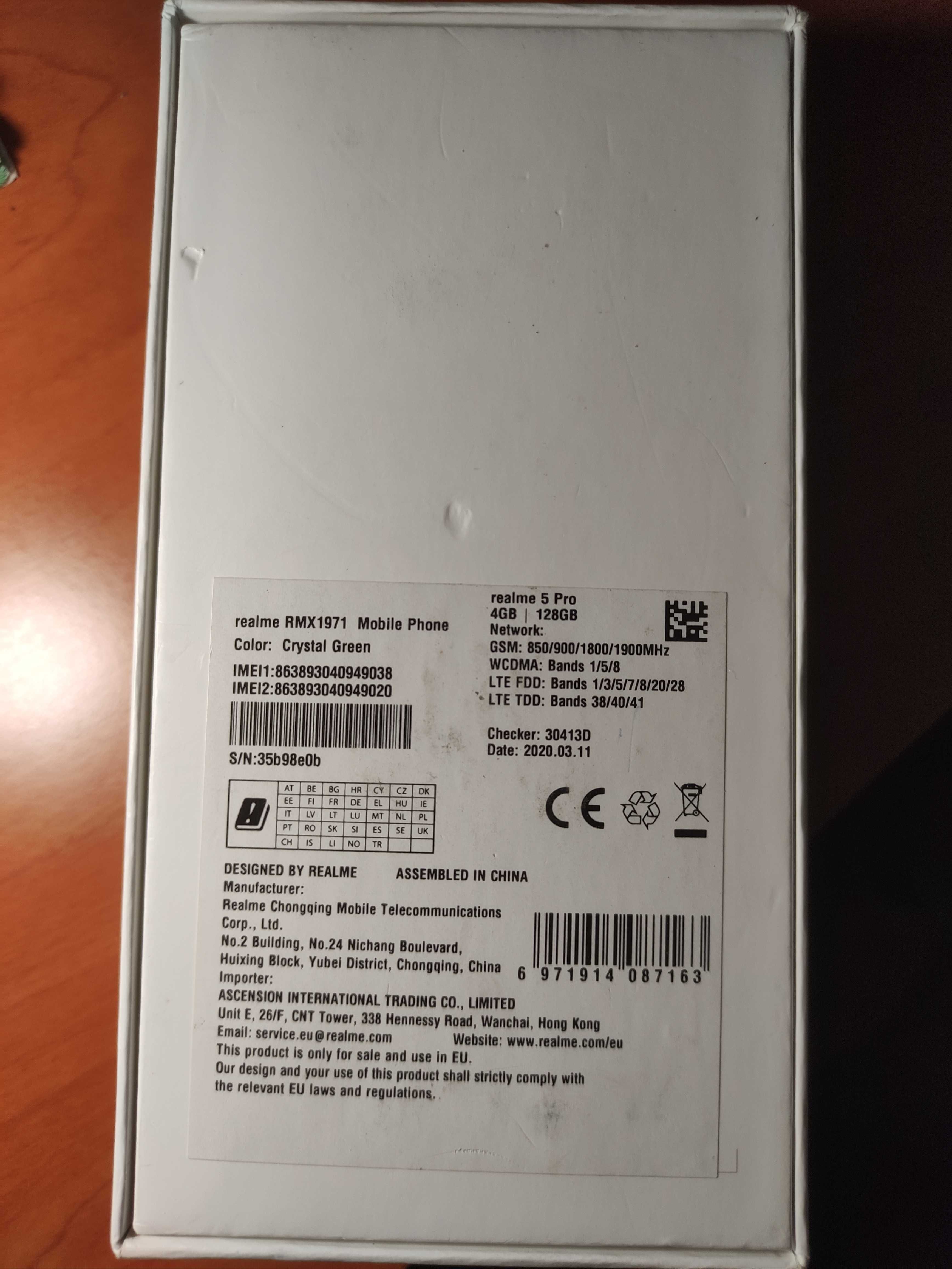 Realme 5Pro
128GB/4GB