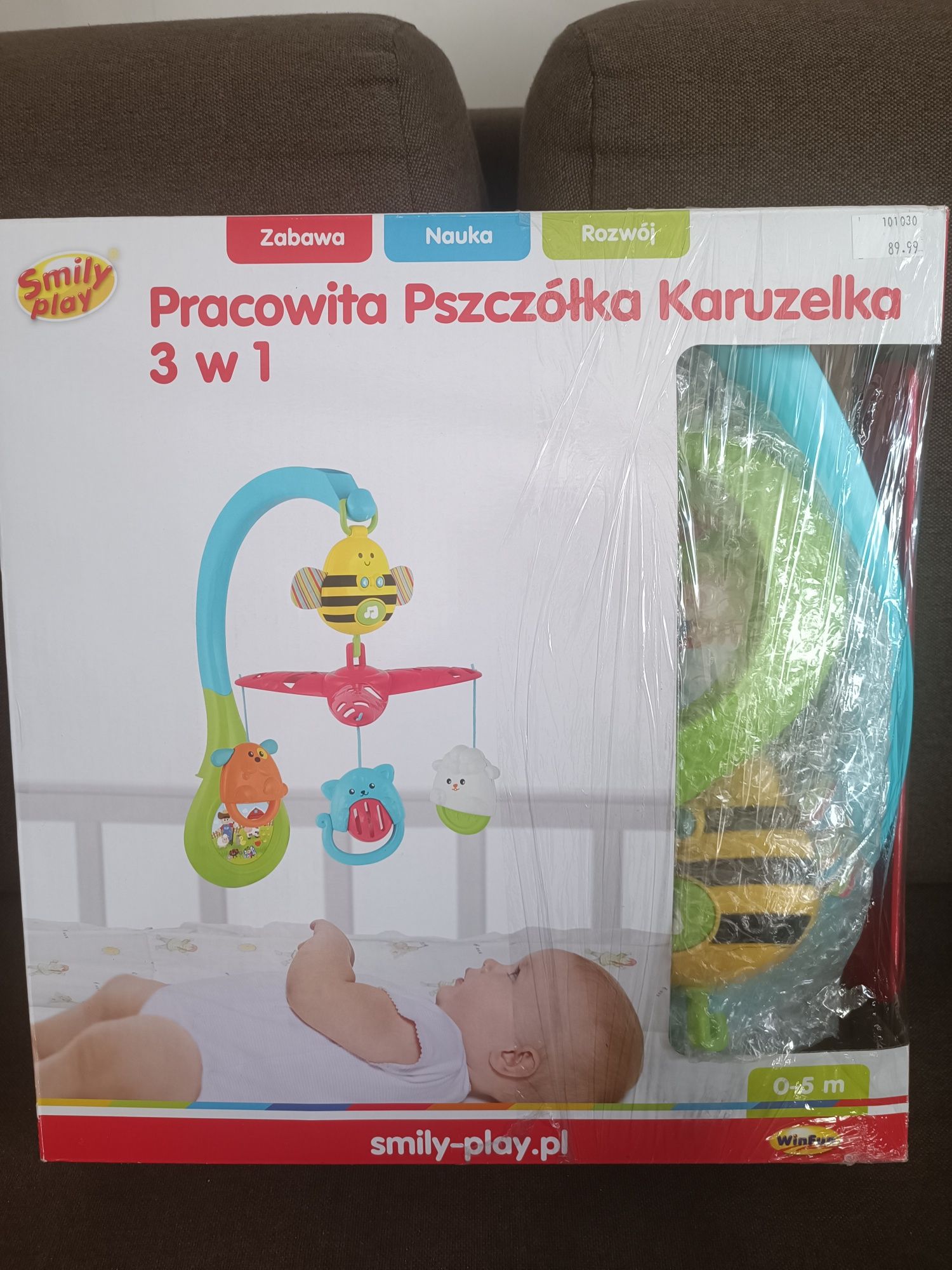 Karuzela nad łóżeczko "Pracowita pszczółka" Smily Play