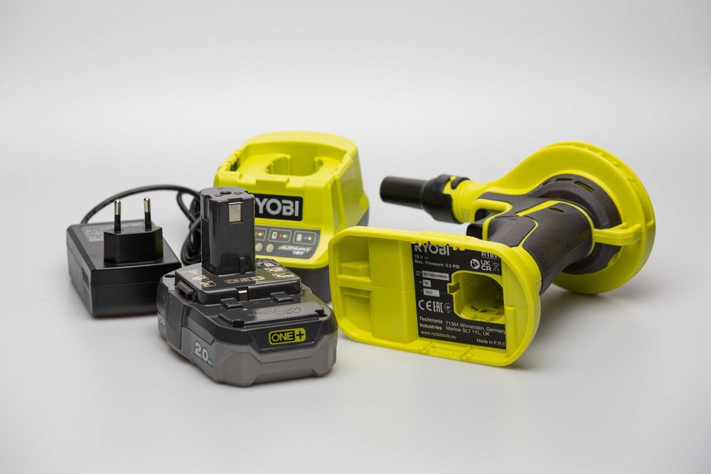 RYOBI pompka dmuchawa + akumulator + ładowarka