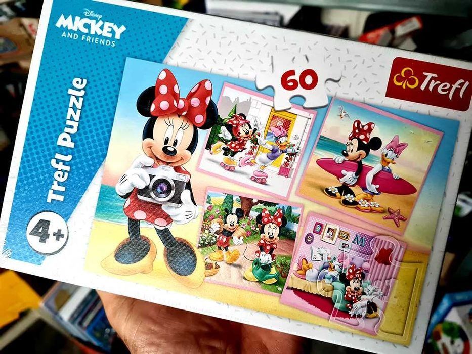 Nowe Puzzle Myszka Minnie 60 el Trefl zabawki