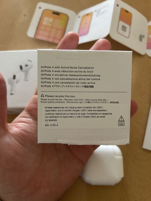 Airpods 4 geração (cancelamento de ruído ativo)