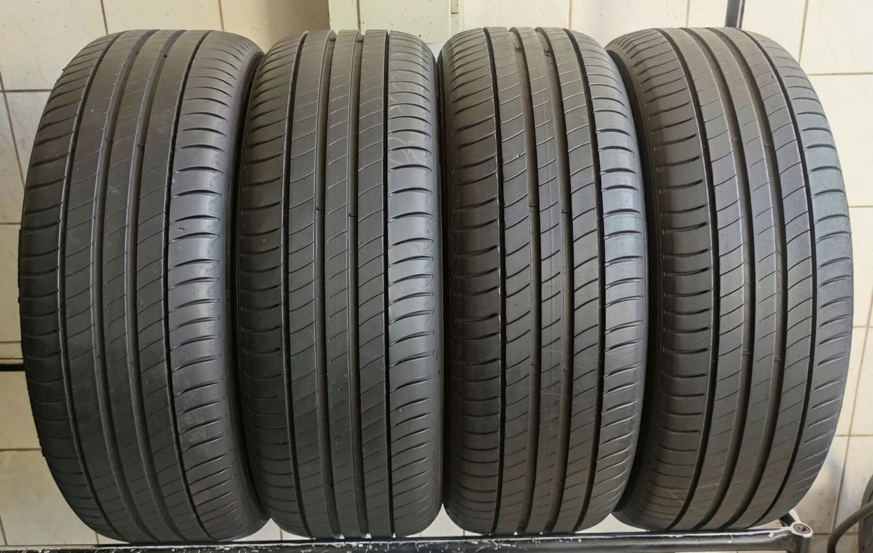 4x 215/55r18 Michelin Primacy 3/99v B/A/69dB 6,69mm Jak Nowe
