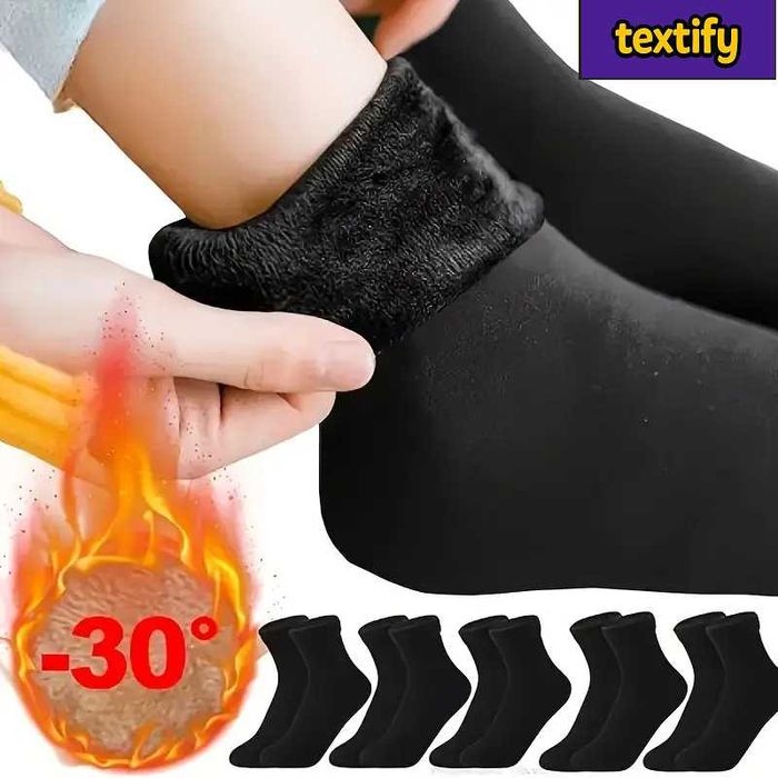 Ogrzewane Ciepłe TERMICZNE skarpetki POLAROWA podszewka ! ULTRA CIEPŁE