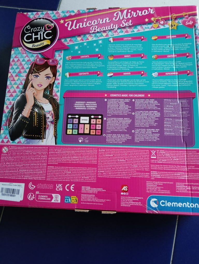 Crazy chic Maquiagem com espelho
