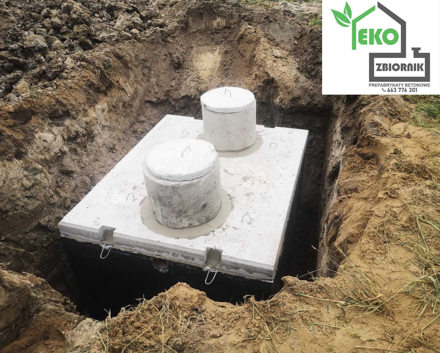 Szambo betonowe 10m3 zbiorniki na deszczówkę PPOŻ kanały samochodowe