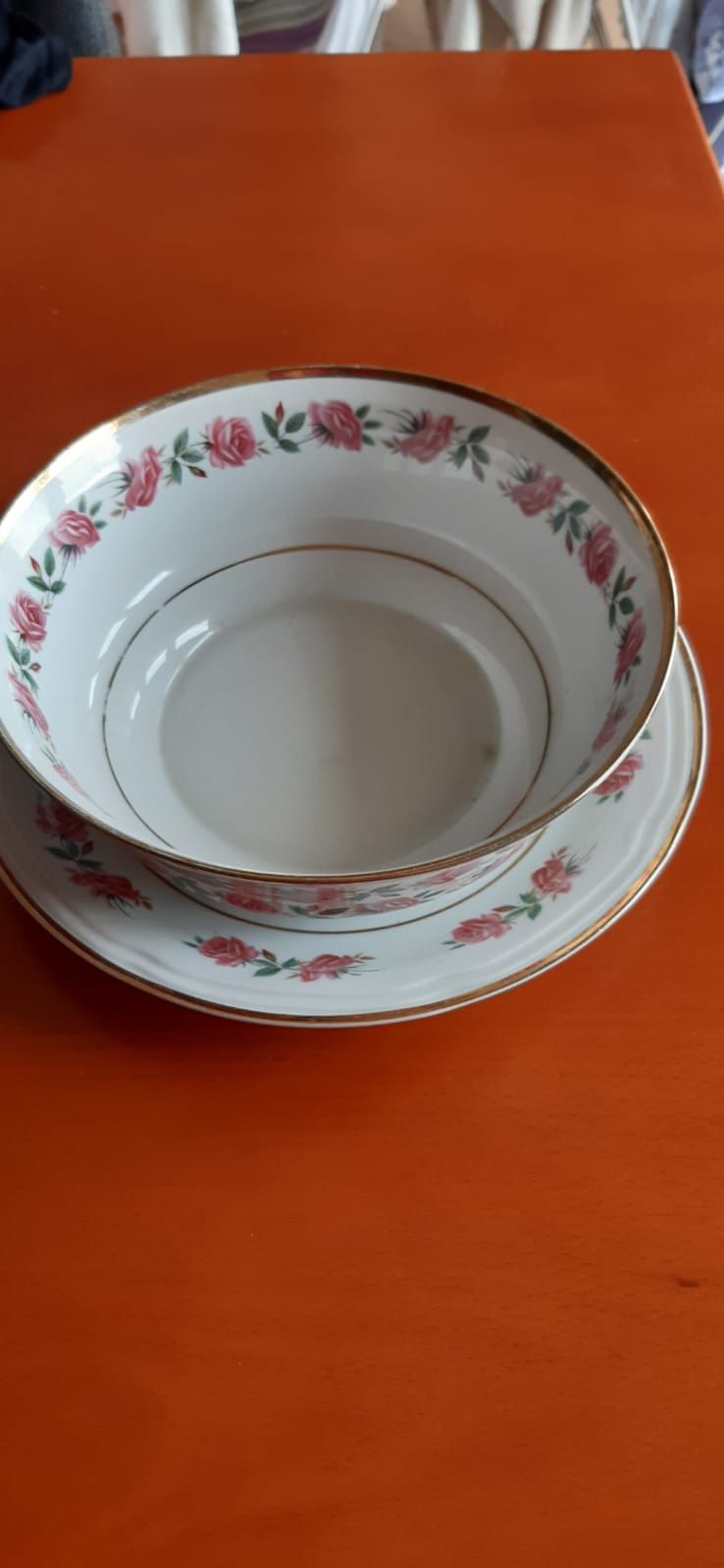 Taça com prato da Limoges