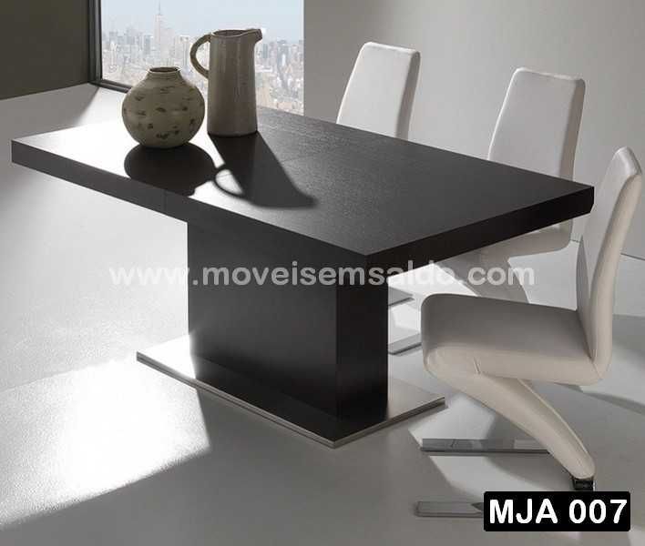 Mesa de Jantar Lacada - Fixa ou Extensível - Todas Medidas e Cores