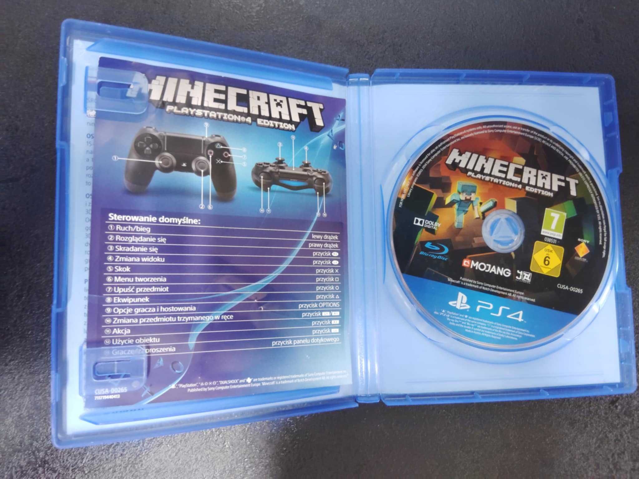 Minecraft PS4 Polskie napisy są w grze PS4 i PS5 / gra na konsole