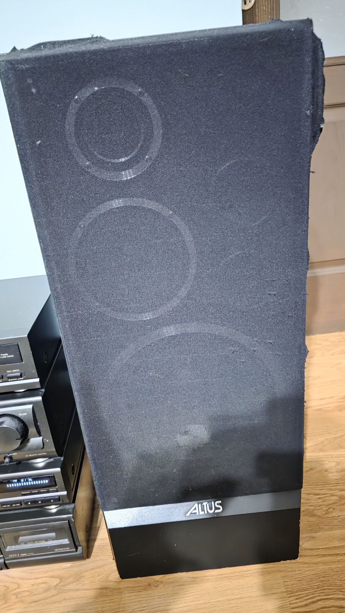 Wieża Technics 4 części + dwie kolumny Tonsil Altus 200 W