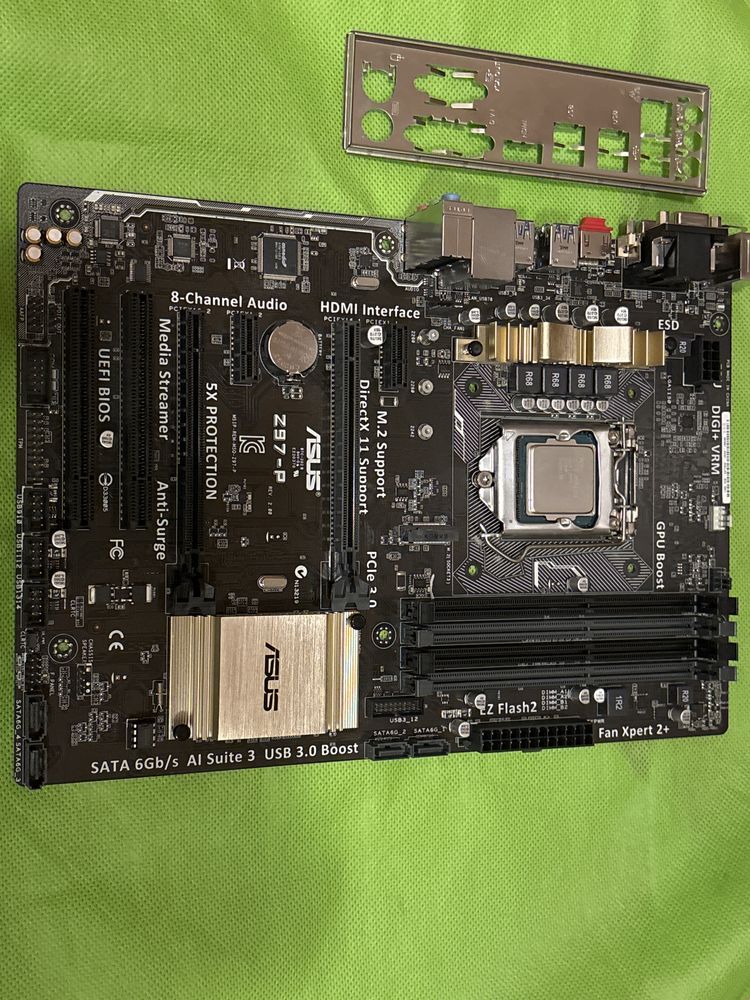 Płyta gółwna Asus Z97-P + procesor Intel i5-4460