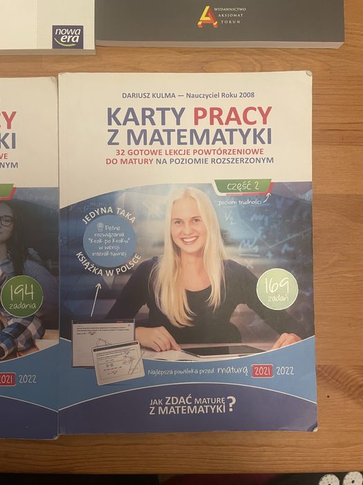 Zestaw książek matematyka rozszerzona matura 6 książek egzamin arkusze