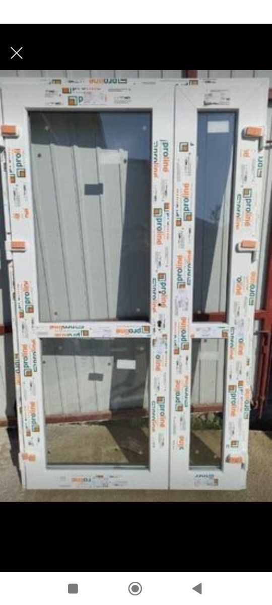 Drzwi PCV dwuskrzydłowe 125/210 , 140/210 180/210