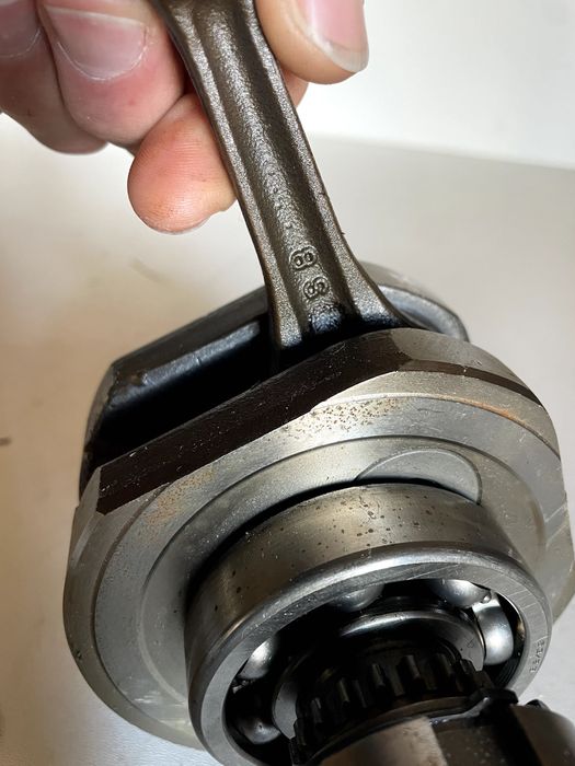 wal korbowy korba Kawasaki KLR 125  oryginał Japan Nowy