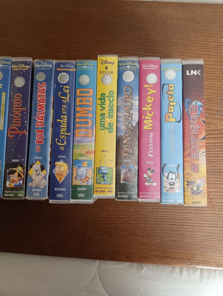Cassetes VHS Filmes Disney