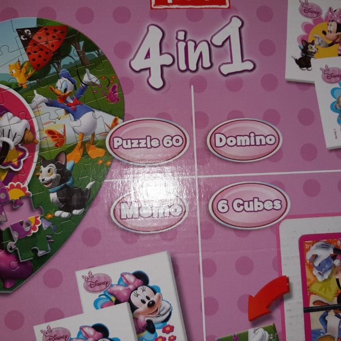 Diversos objetos da Minnie