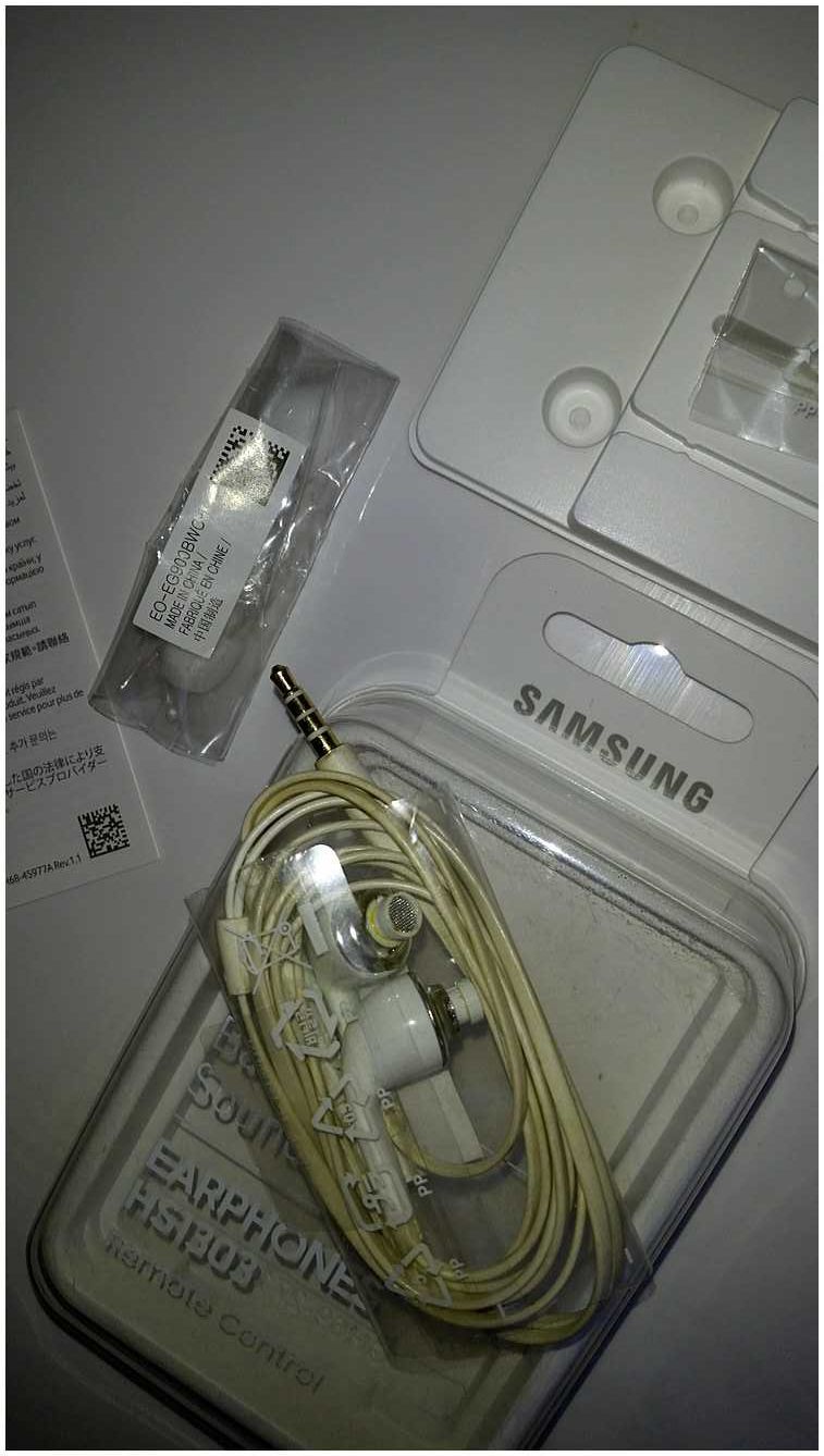 Białe Słuchawki Samsung A12 M22 M12 A72 A22 A52 M33 A32 M53 Jack 3,5MM