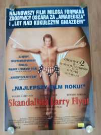 Plakat filmowy SKANDALISTA LARRY FLYNT/Milos Forman/Oryginał z 1997 r.