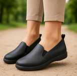 Czarne wygodne wsuwane trampki lekkie buty damskie ekoskóra r.38