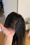 Prawdziwe wlosy naturalna peruka  lace front 55cm