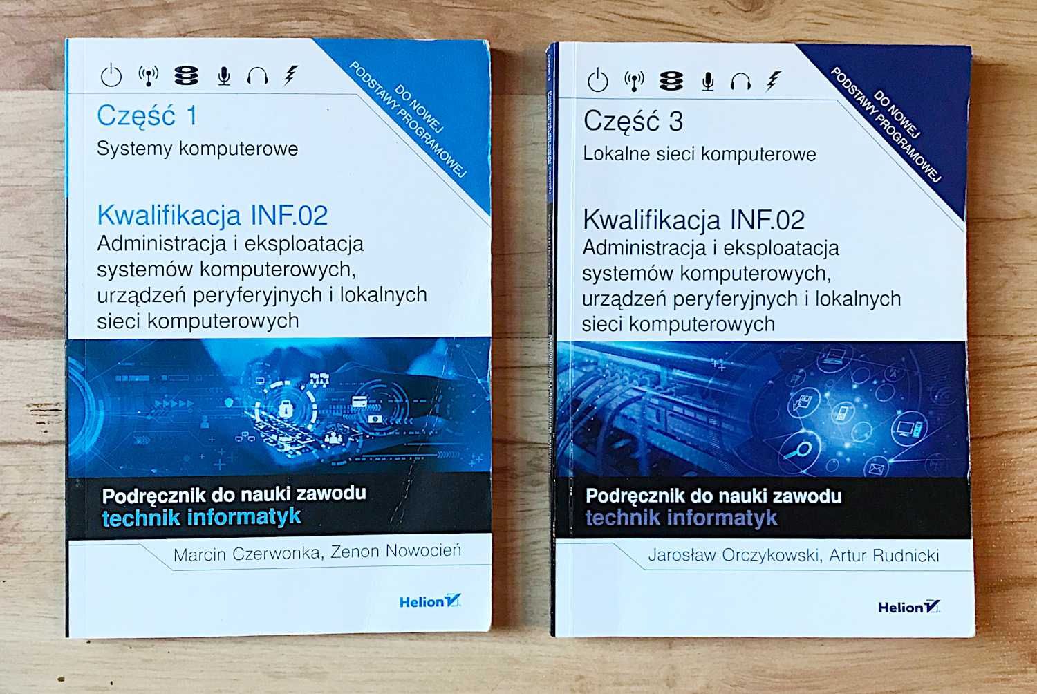 Podręczniki technik informatyki INF.02 cz.1 i cz.3 kpl 2 +