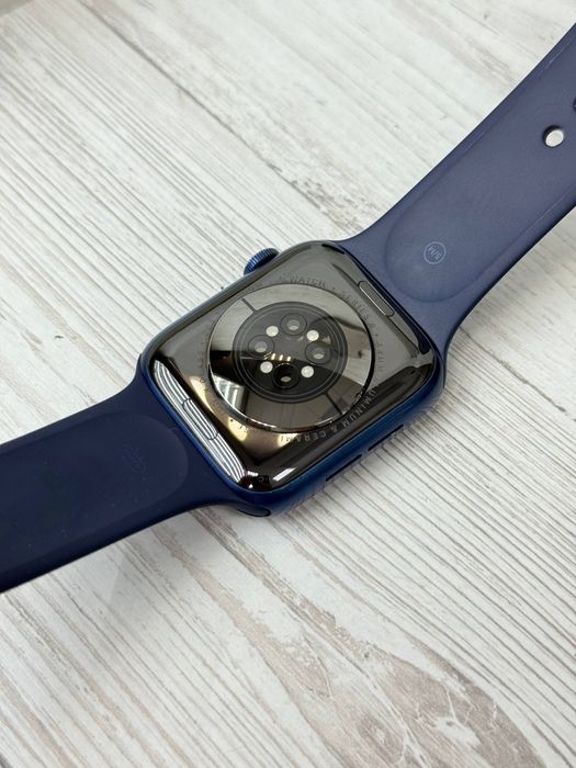 Apple watch 6 44 mm blue/black епл вотч 6 44 мм