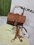 Torba Torebka damska Louis Vuitton kuferek nowa logowana brazowa