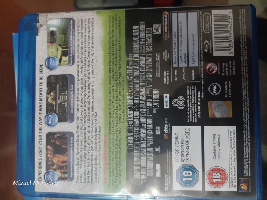 Blu Ray - Fight Club 10° Aniversário Edição Colecionador
