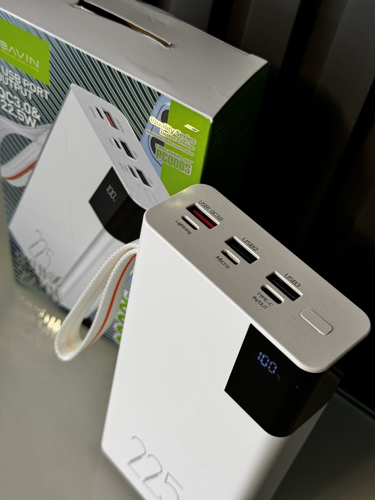 Power Bank BAVIN PC006S 30000mah 22.5w+QC3.0(Повер Банк Бавин 22.5ват)