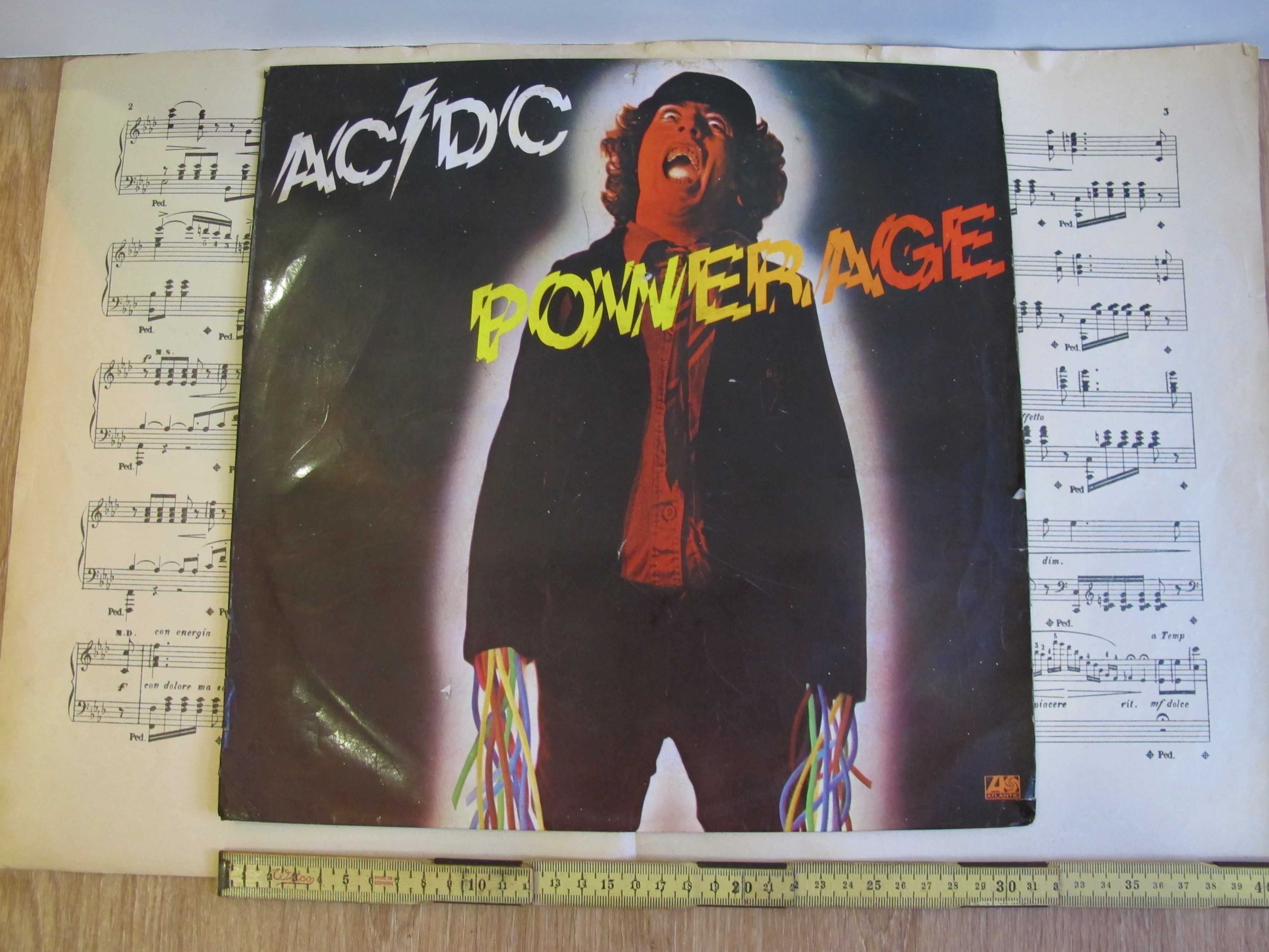 Vinil LP ACDC POWERAGE Disco Antigo