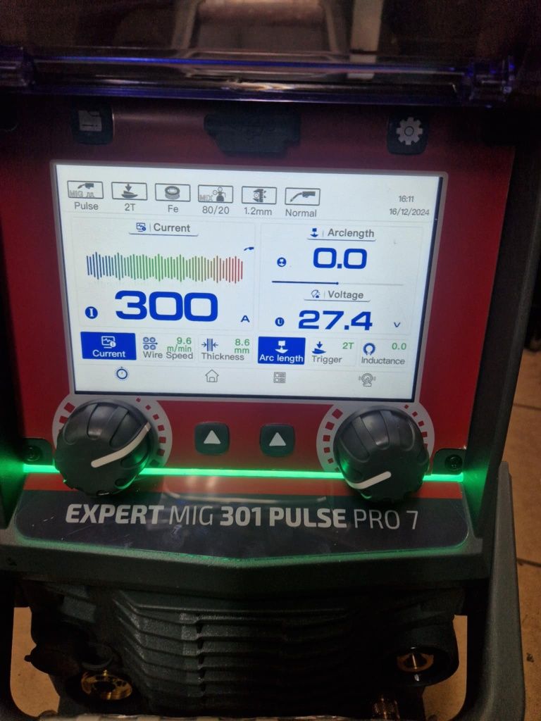 Migomat Ideal Expert Mig 301 Pulse Pro 7 300A Dual Puls Dotykowy