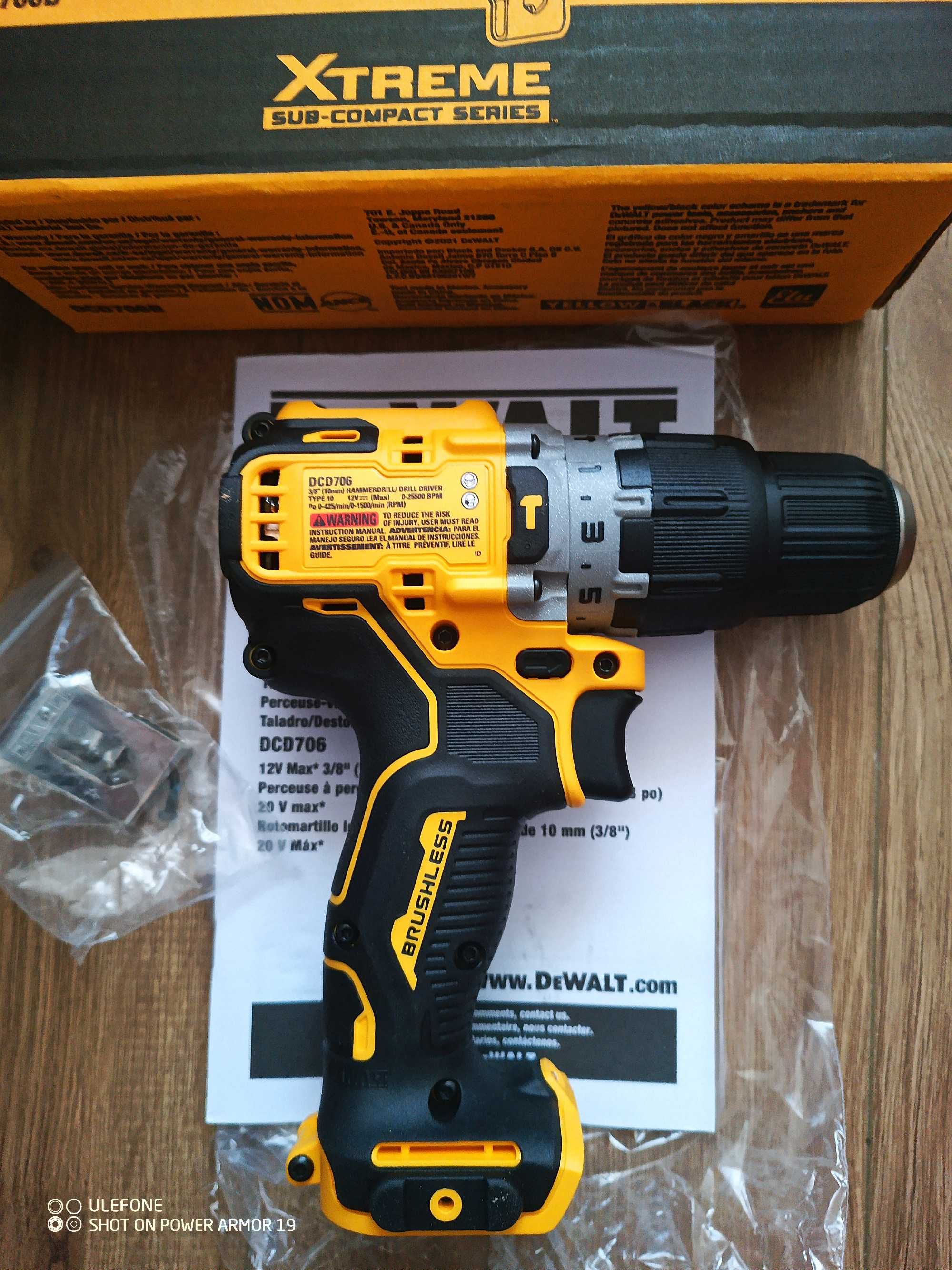 Dewalt DCD706 DCD701 12V MAX Xtreme Brushless Drill Driver