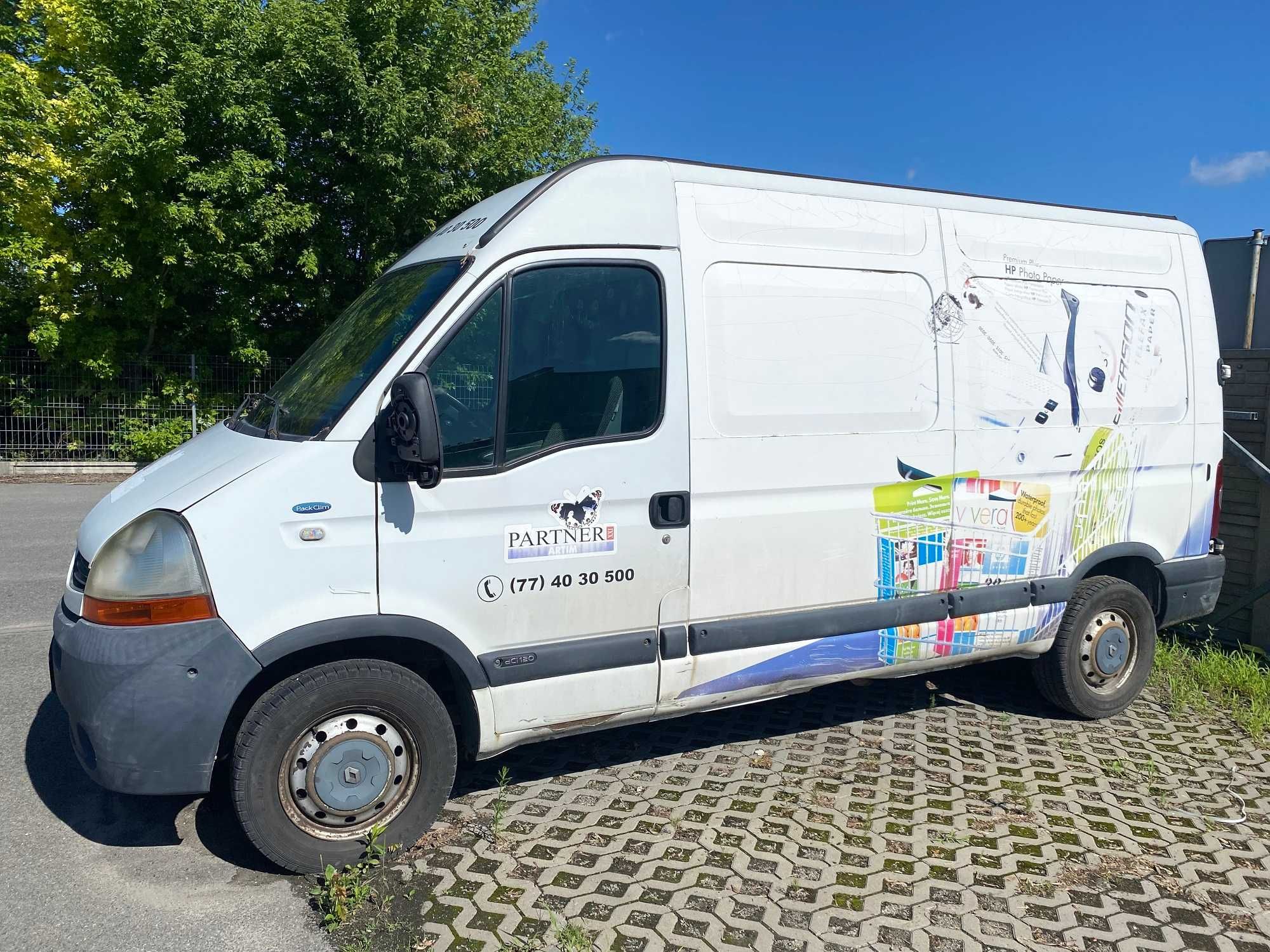 Renault Master 2.5 dci 2007 rok, Faktura VAT
