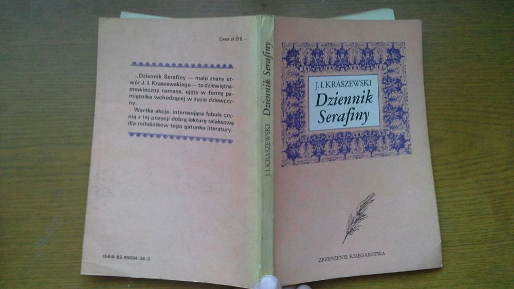 Dziennik Serafiny - Józef Ignacy Kraszewski