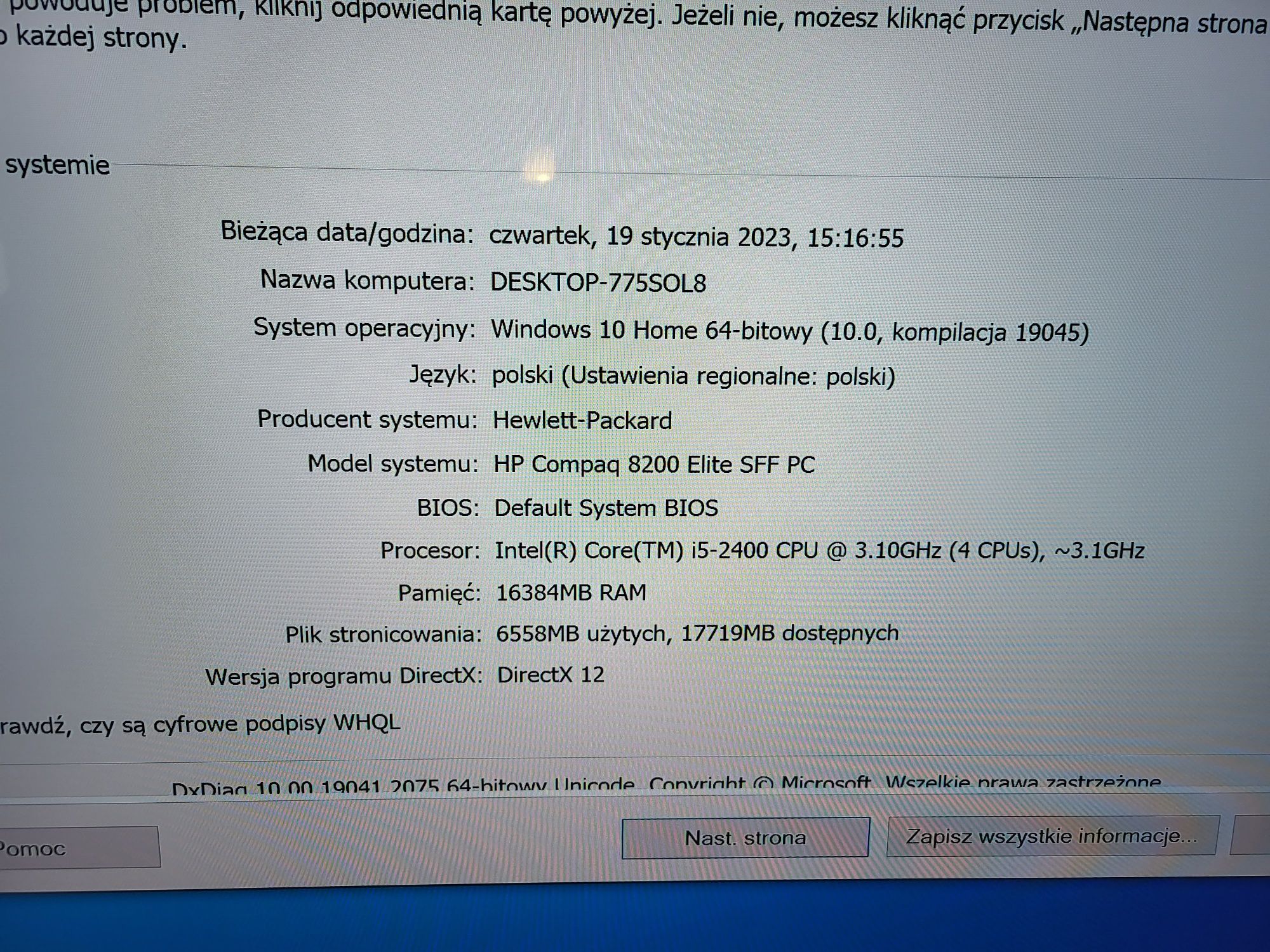 Komputer stacjonarny HP intel i5 16Gb RAM GTX 1050 Ti 4Gb GRATIS MYSZ