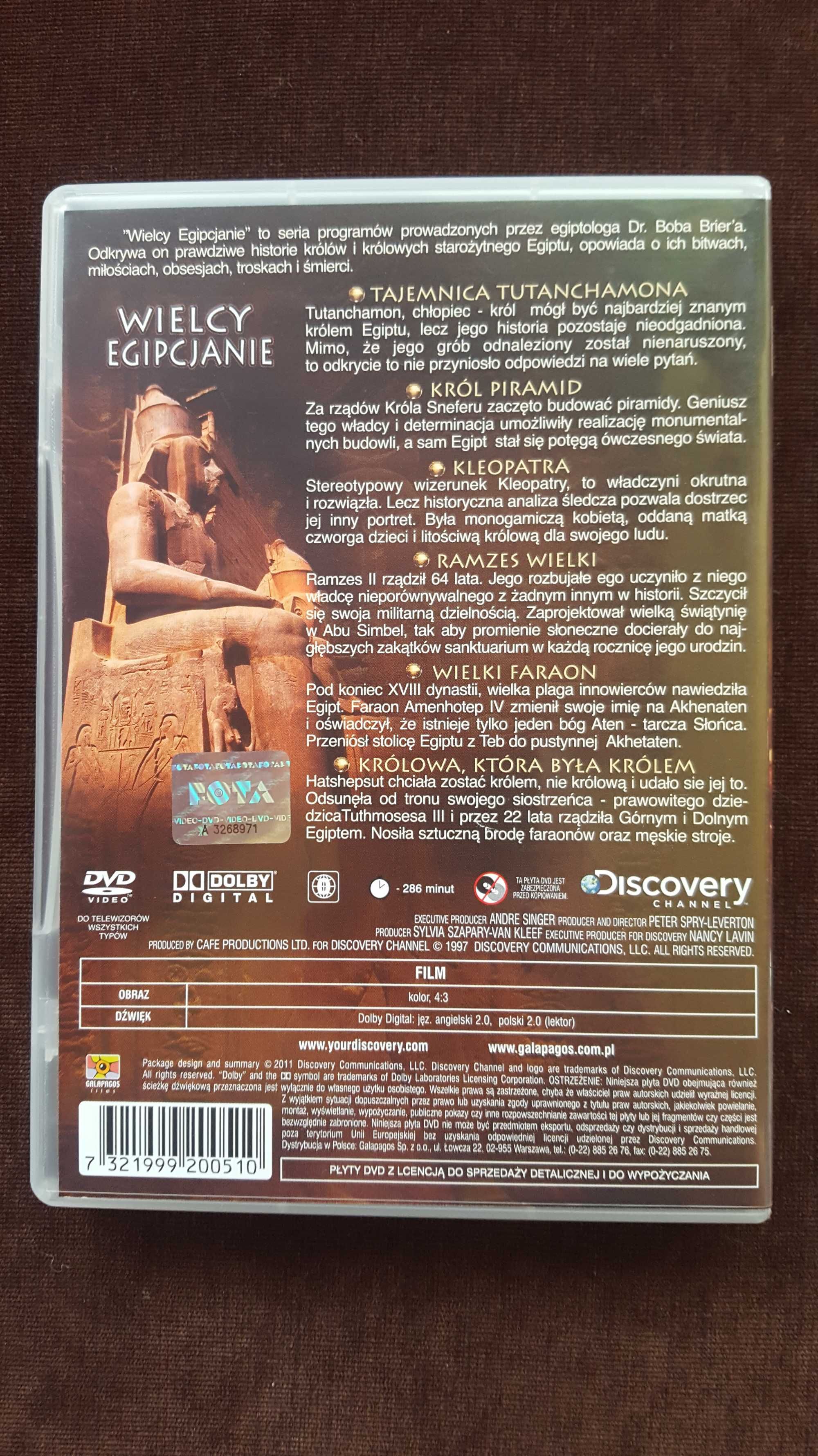 Discovery  Wielcy Egipcjanie  DVD